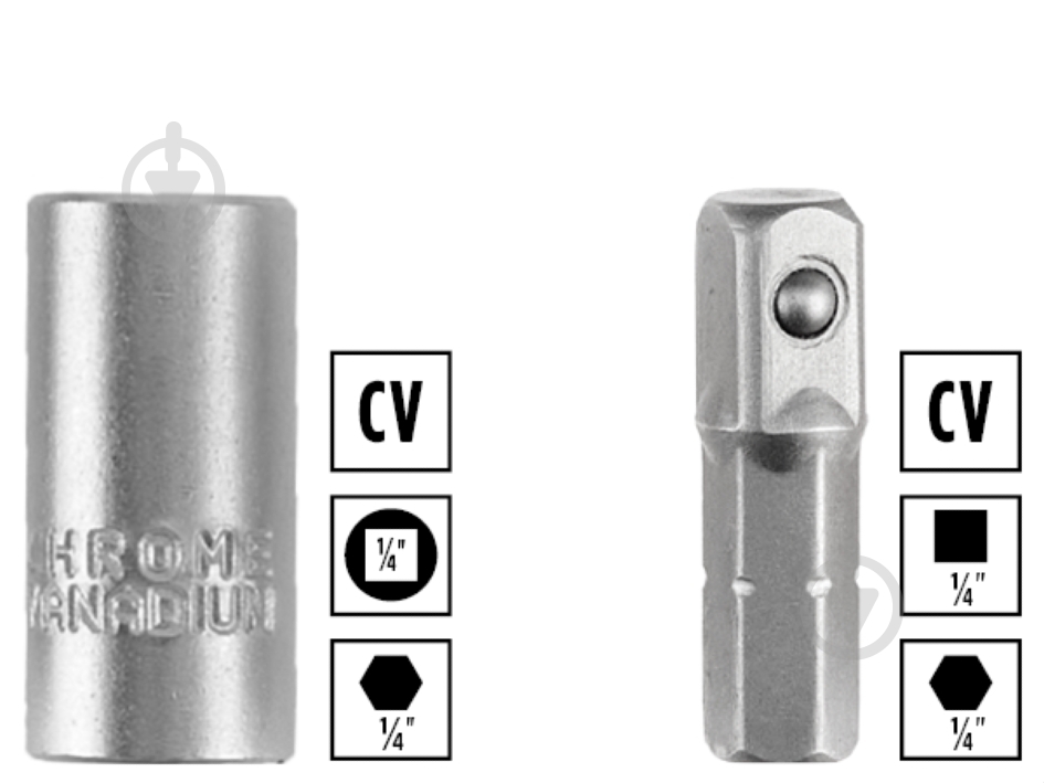 Набір торцевих головок Einhell з трещіткою і біт L-Case 37 шт. 109022 - фото 14