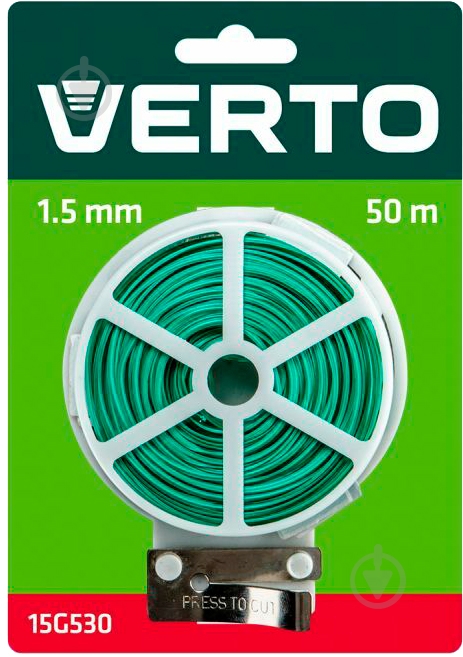Проволока подвязочная Verto диаметр 1,5 мм х 50 м 15G530 - фото 10