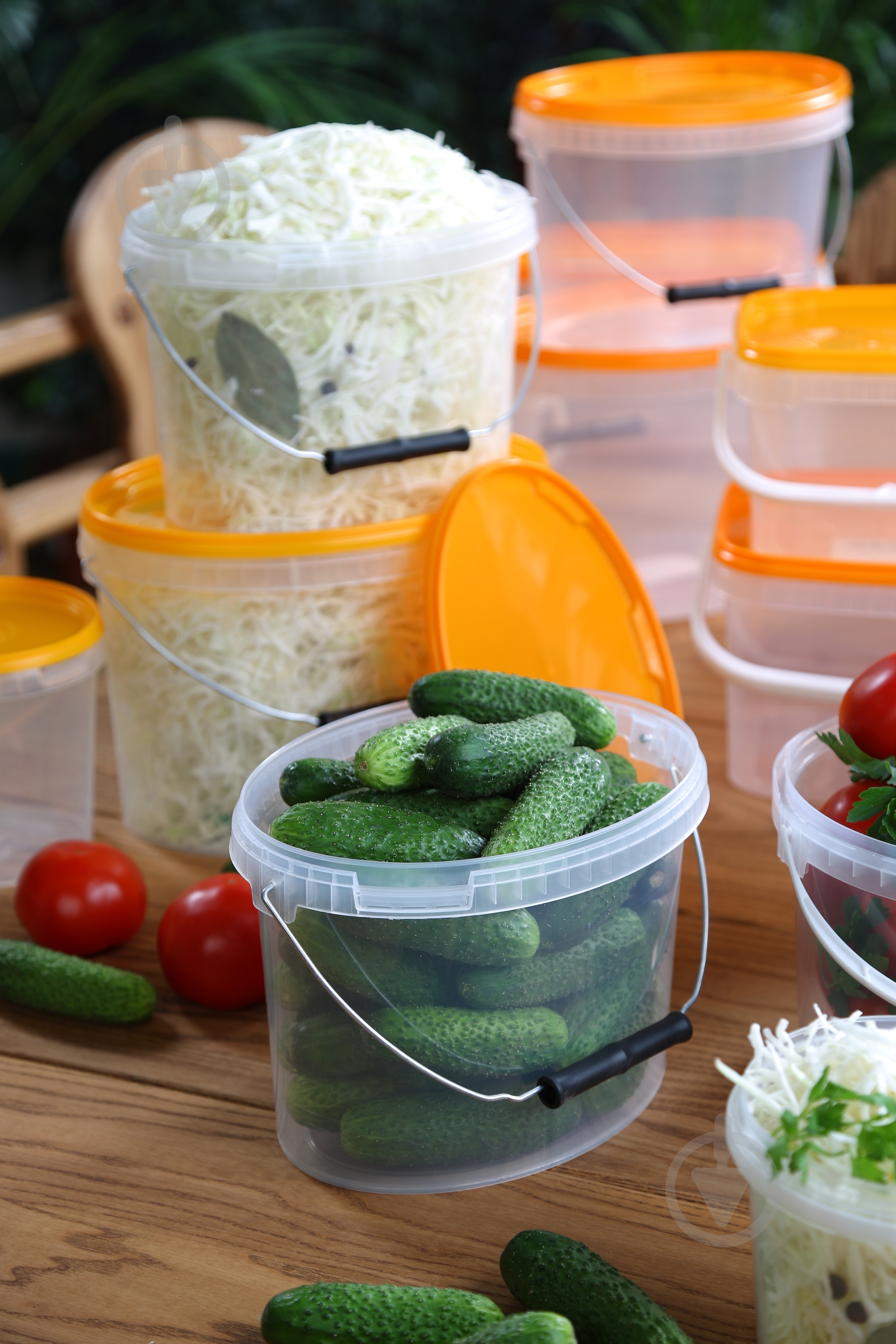 Ведро обычное Пласт-Бокс овальное 02,05,25 л прозрачный - фото 2