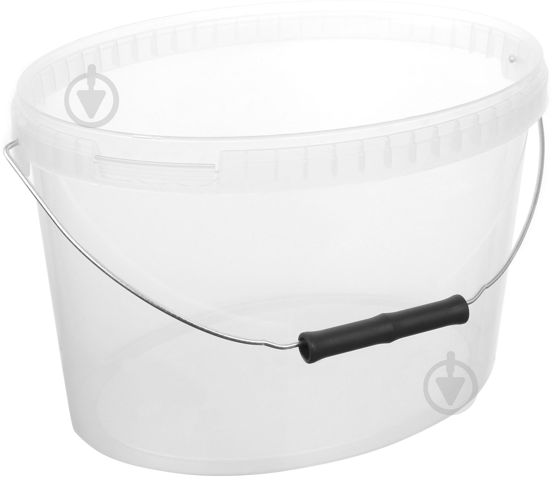 Відро звичайне Пласт-Бокс овальне 5 л в асортименті - фото 1