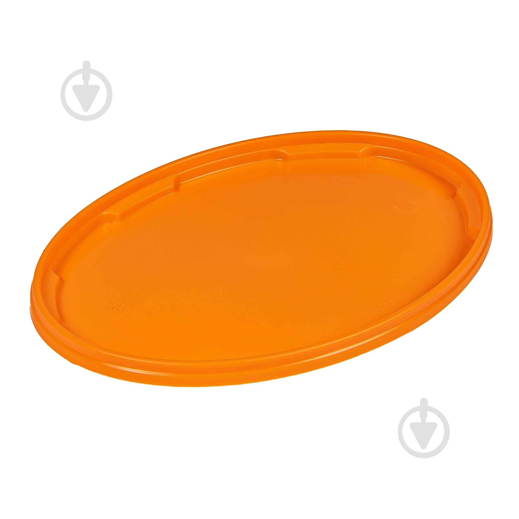Крышка Пласт-Бокс для овального ведра 5 л оранжевый - фото 1