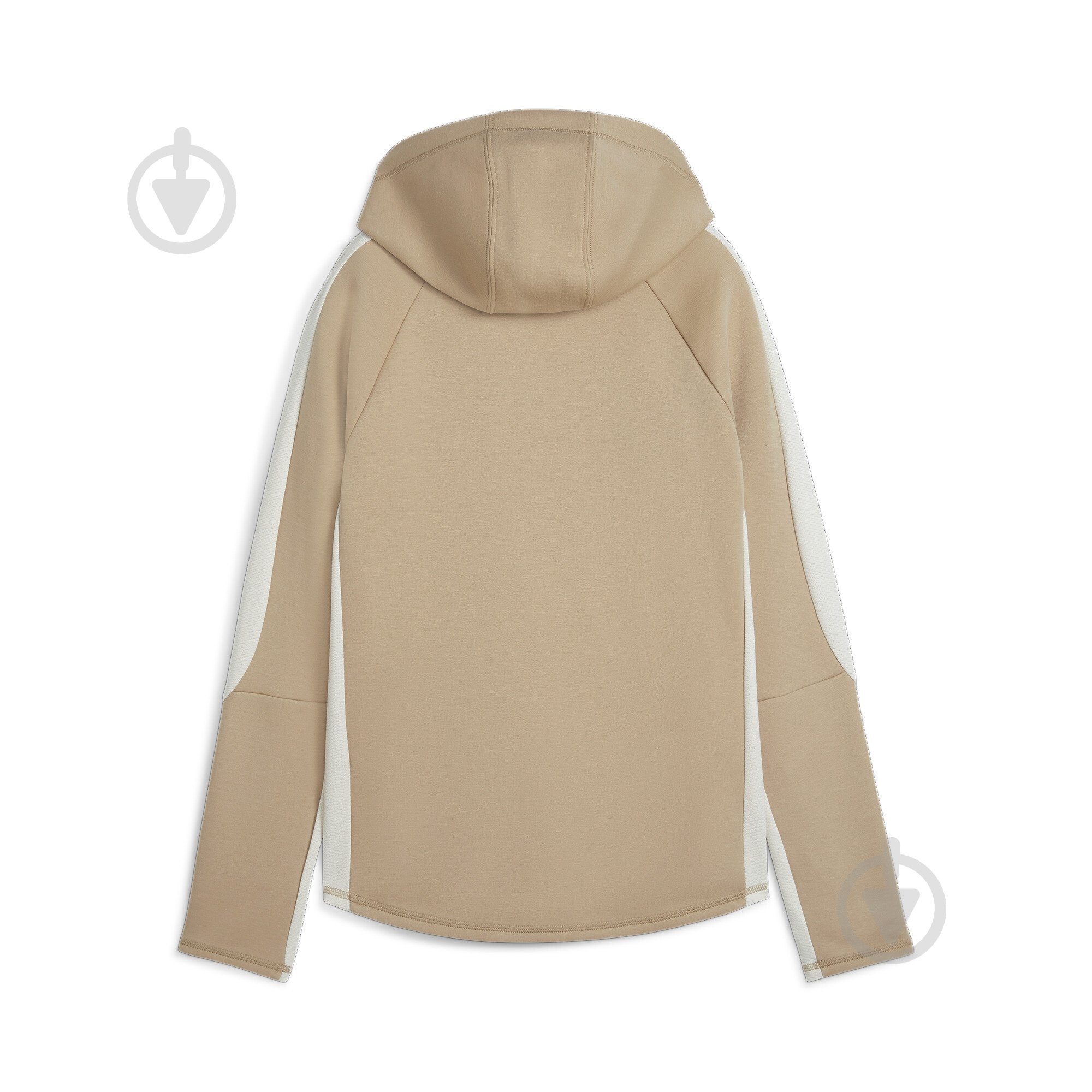 Джемпер Puma EVOSTRIPE FZ Hoodie 67787883 р.XS бежевый - фото 2