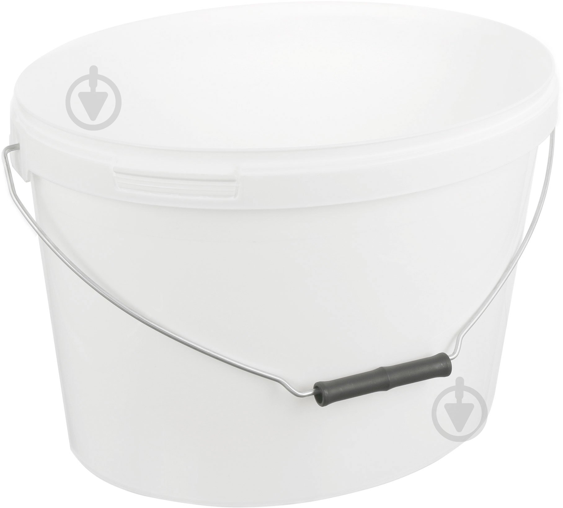 Відро звичайне Пласт-Бокс господарське 10 л білий - фото 1