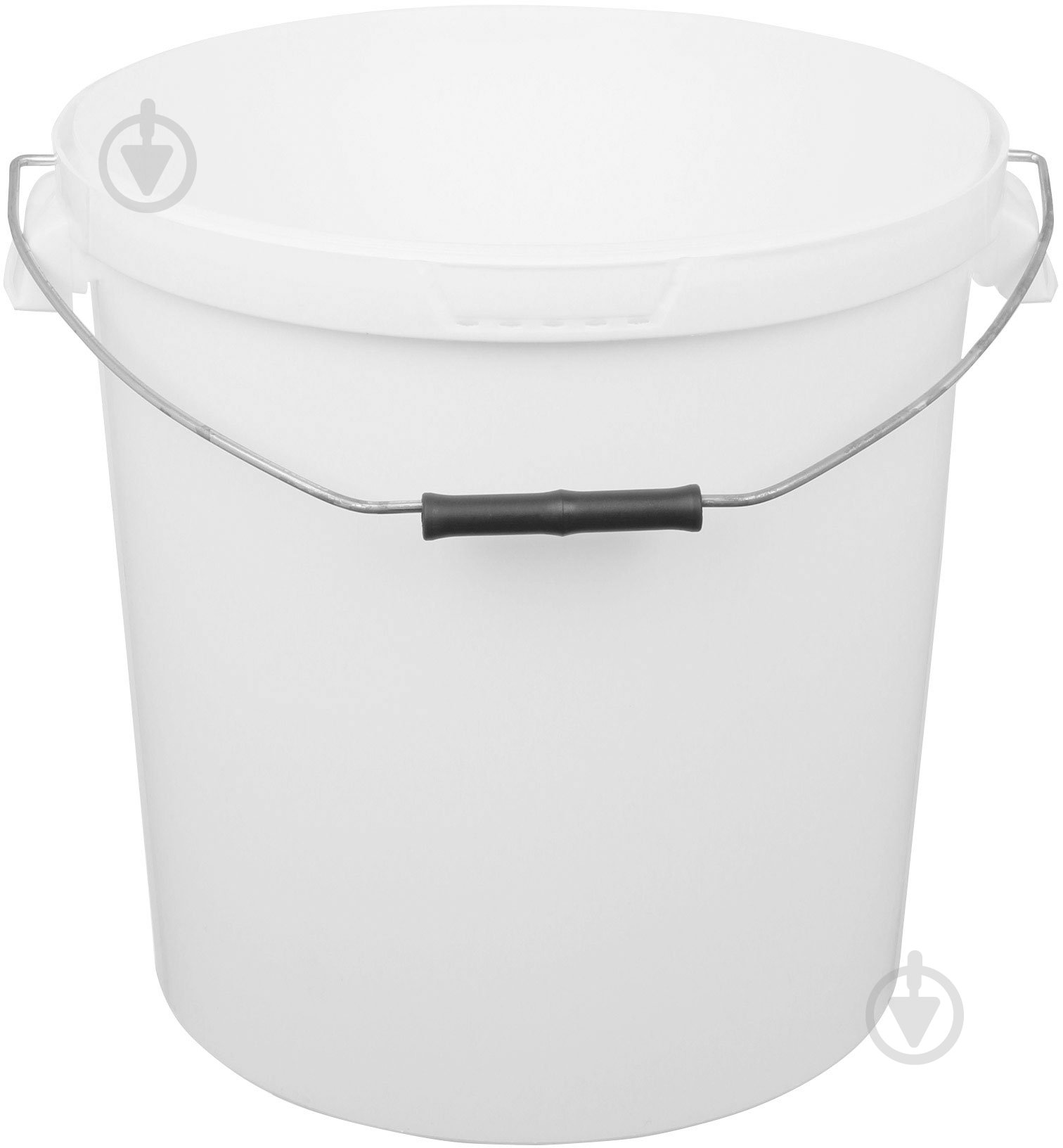 Відро звичайне Пласт-Бокс господарське 20 л білий - фото 1