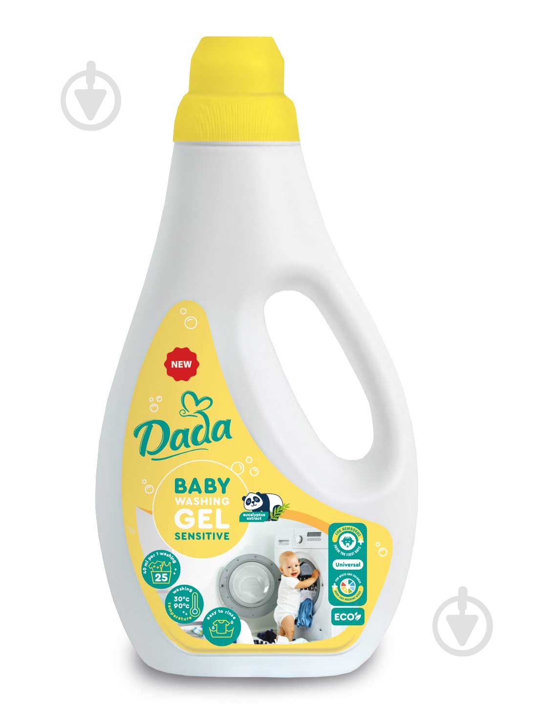 Гель для машинного та ручного прання Dada Baby 1 л - фото 1