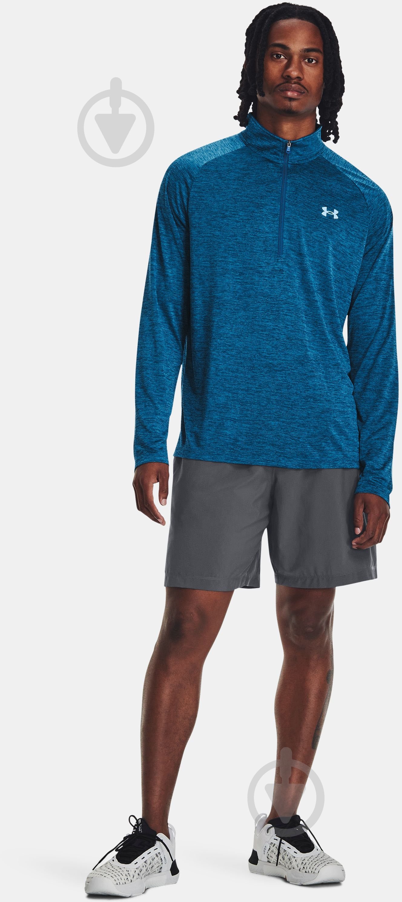 Джемпер Under Armour UA TECH 2.0 1/2 ZIP 1328495-426 р.S-M синій - фото 3