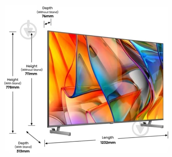 Телевізор Hisense 55U6KQ - фото 9