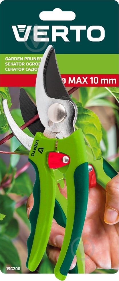 Секатор плоскостной Verto (15G200) - фото 2