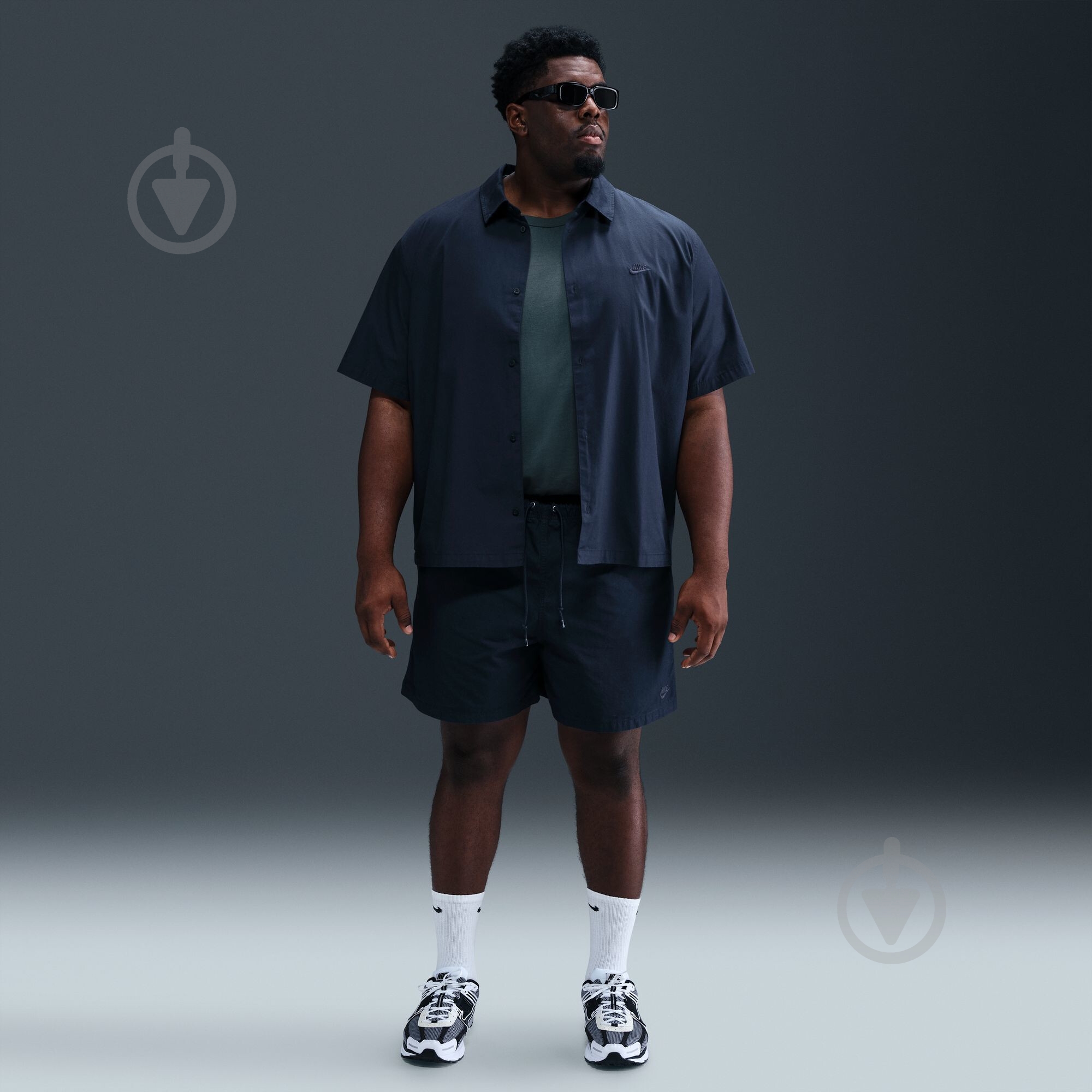 Сорочка Nike M NK CLUB SS BTN SHIRT WSH HJ2029-451 р. L синій - фото 10