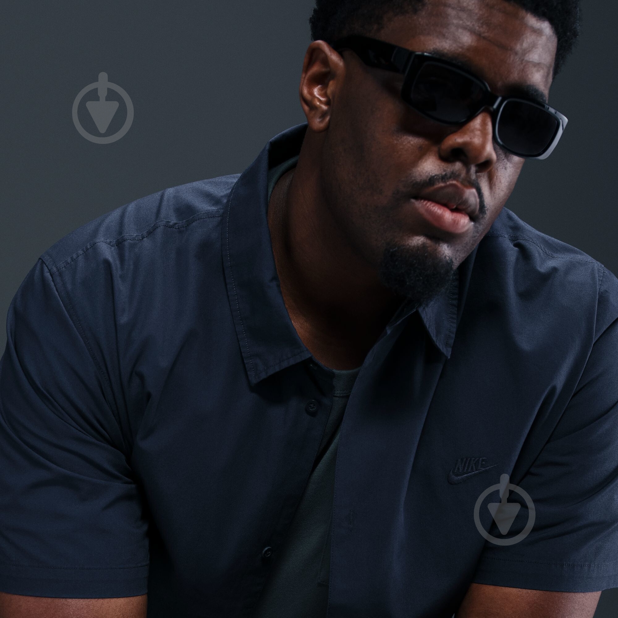 Сорочка Nike M NK CLUB SS BTN SHIRT WSH HJ2029-451 р. L синій - фото 16