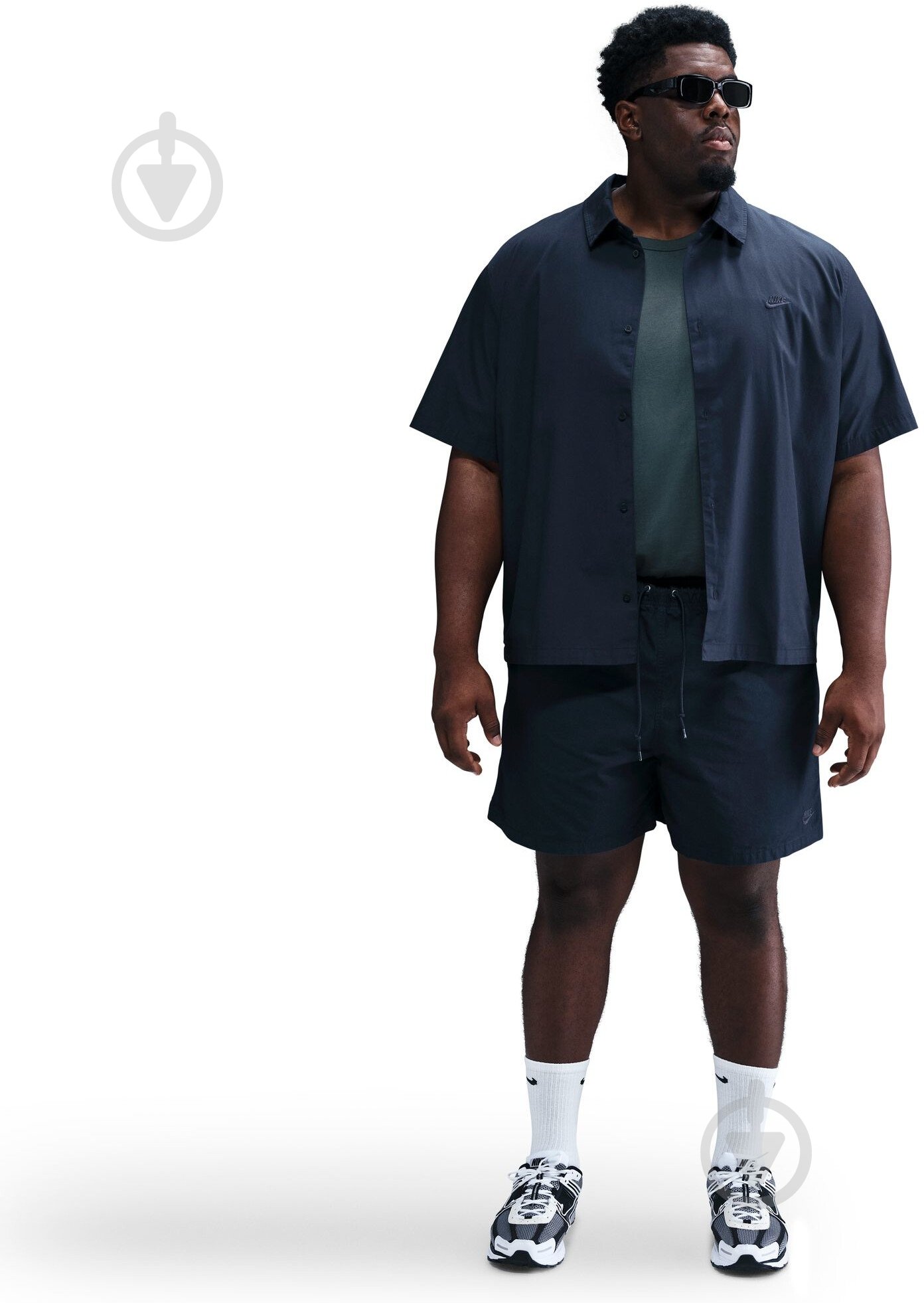 Сорочка Nike M NK CLUB SS BTN SHIRT WSH HJ2029-451 р. L синій - фото 2