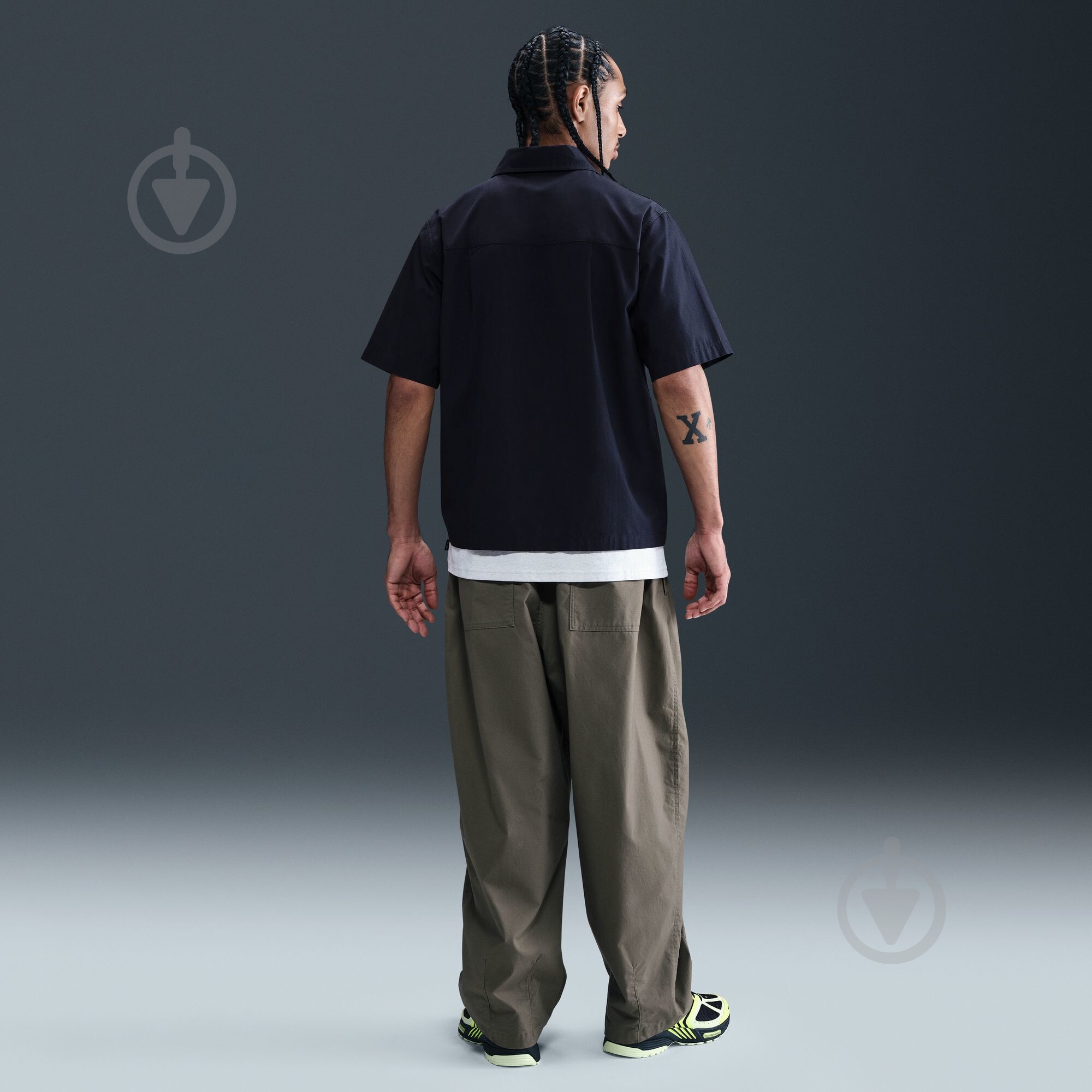 Сорочка Nike M NK CLUB SS BTN SHIRT WSH HJ2029-451 р. L синій - фото 7