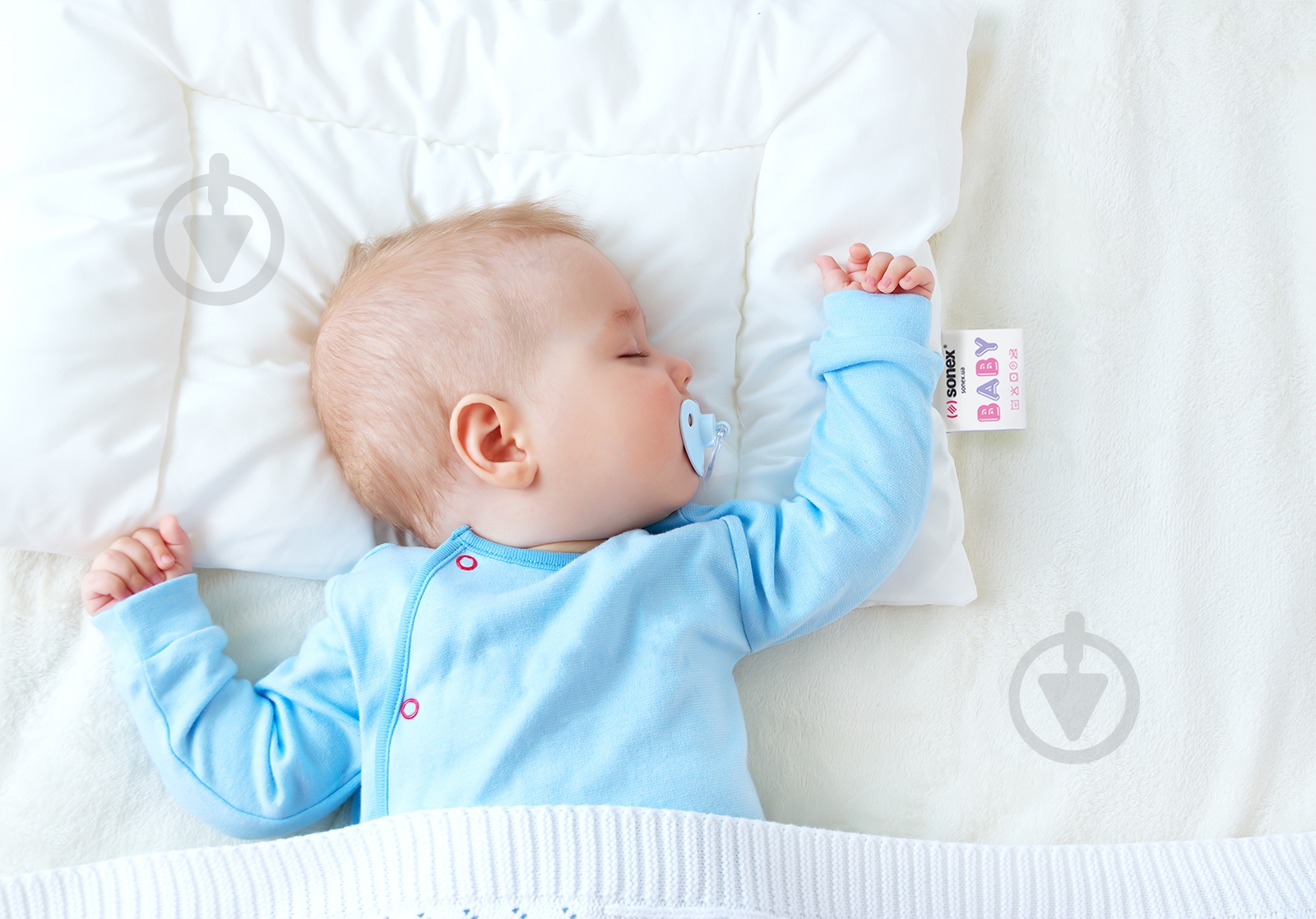 Подушка Sonex Baby 40x55см білий 40х55 см - фото 3