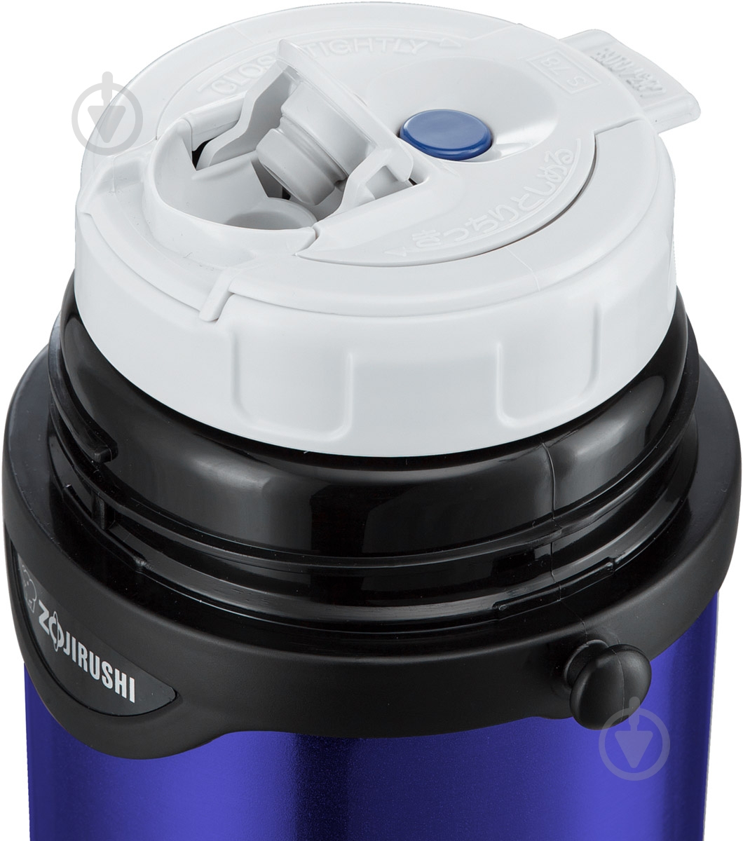 Термос Zojirushi 0,8 л (с ремешком) синий SJ-TG08AA - фото 2