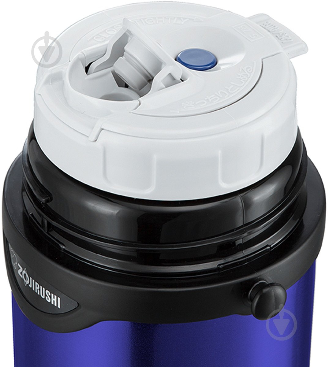 Термос Zojirushi 1 л (с ремешком) синий SJ-TG10AA - фото 2 Термос Zojirushi 1 л (с ремешком) синий SJ-TG10AA - фото 2