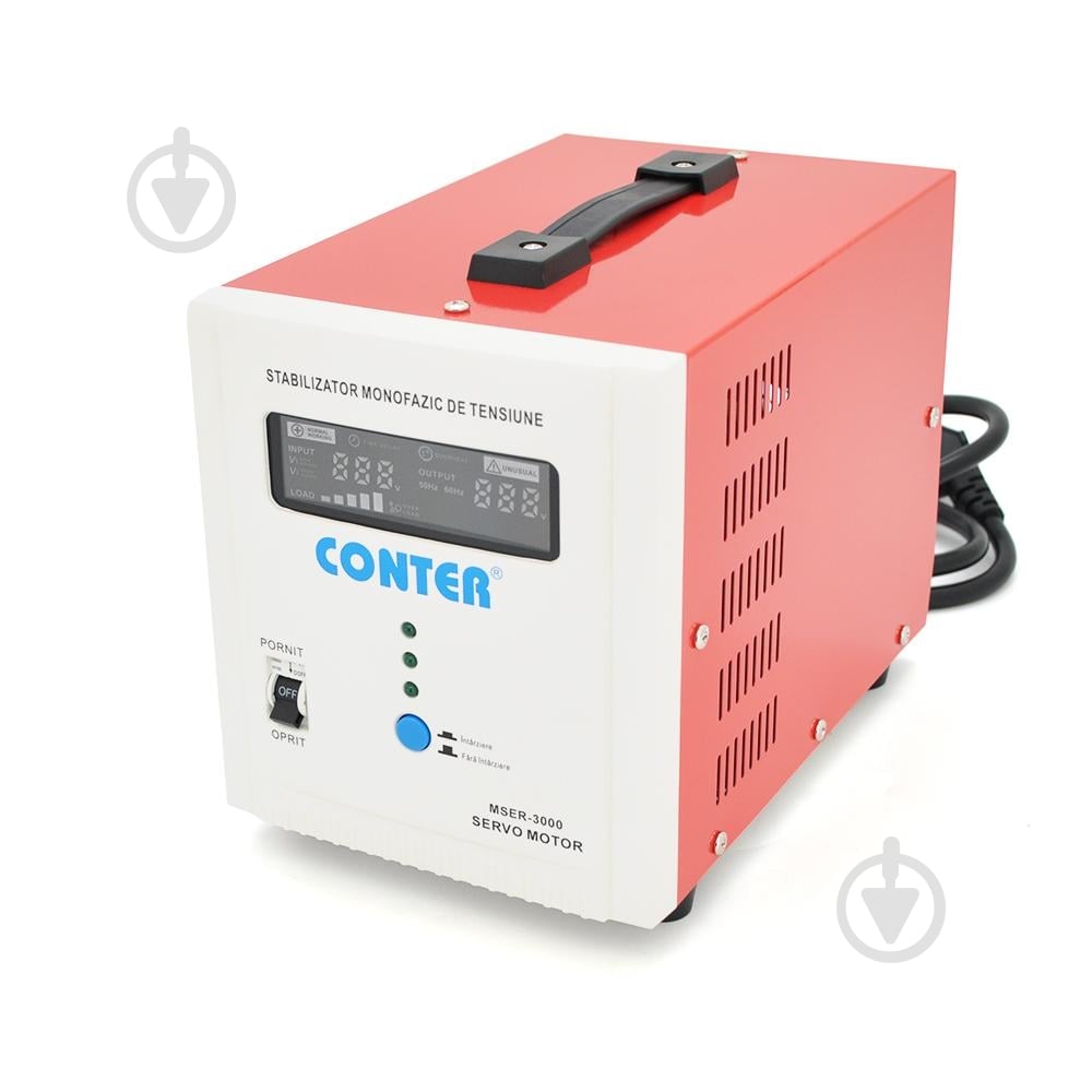 Стабилизатор напряжения Conter MSER 3000 VA-V2/2250W - фото 1 Стабилизатор напряжения Conter MSER 3000 VA-V2/2250W - фото 1