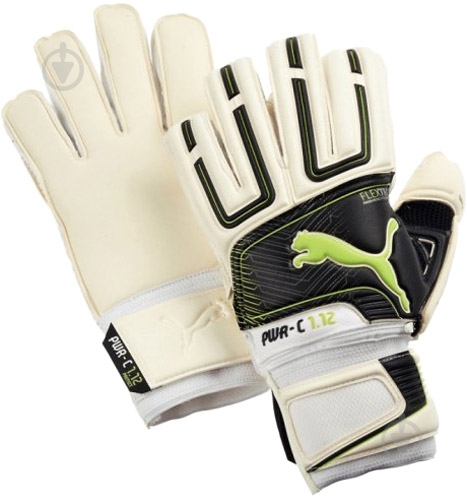 Вратарские перчатки Puma 04080601/9 р. 9 бело-черный - фото 1