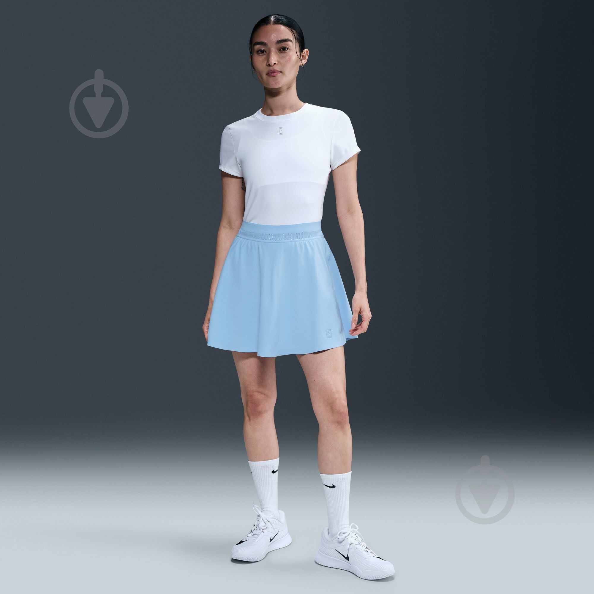 Спідниця Nike W NKCT DF ADVTG ACE SKT HR REG FZ6726-422 р.L блакитний - фото 9 Спідниця Nike W NKCT DF ADVTG ACE SKT HR REG FZ6726-422 р.L блакитний - фото 9