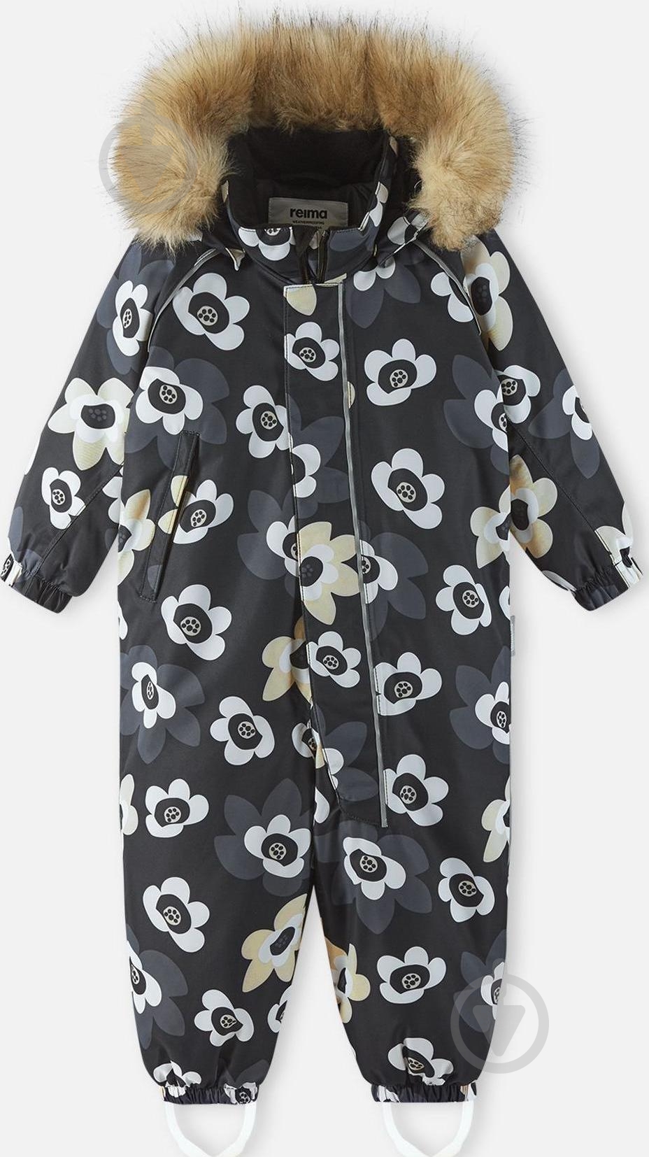 Комбінезон для дівчаток Reima Lappi р.98 чорний 5100129C-9991 - фото 1