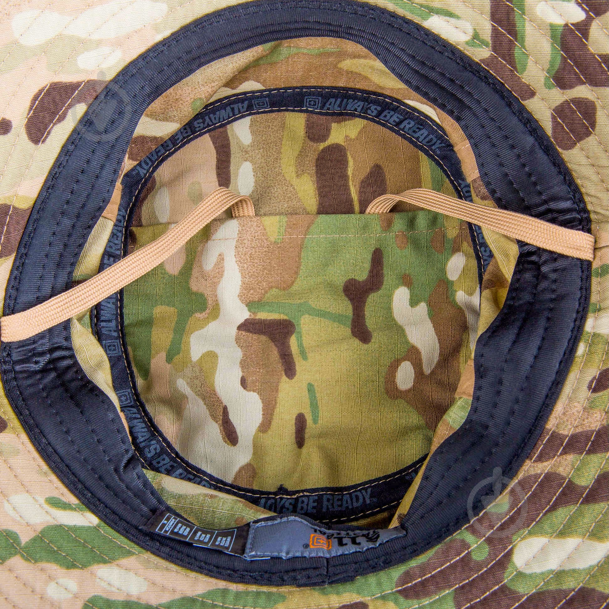 Панама 5.11 Tactical ТАКТИЧЕСКАЯ "BOONIE HAT" 89076 р.M/L multicam - фото 3