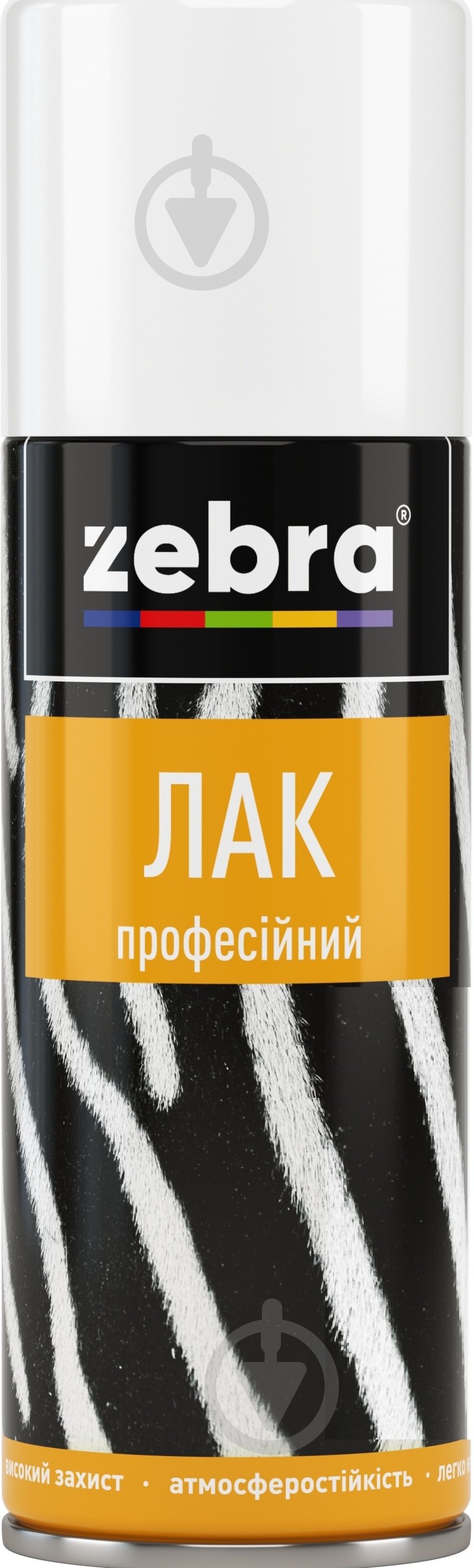 Лак аерозольний ZEBRA професійний прозорий глянець 400 мл - фото 1