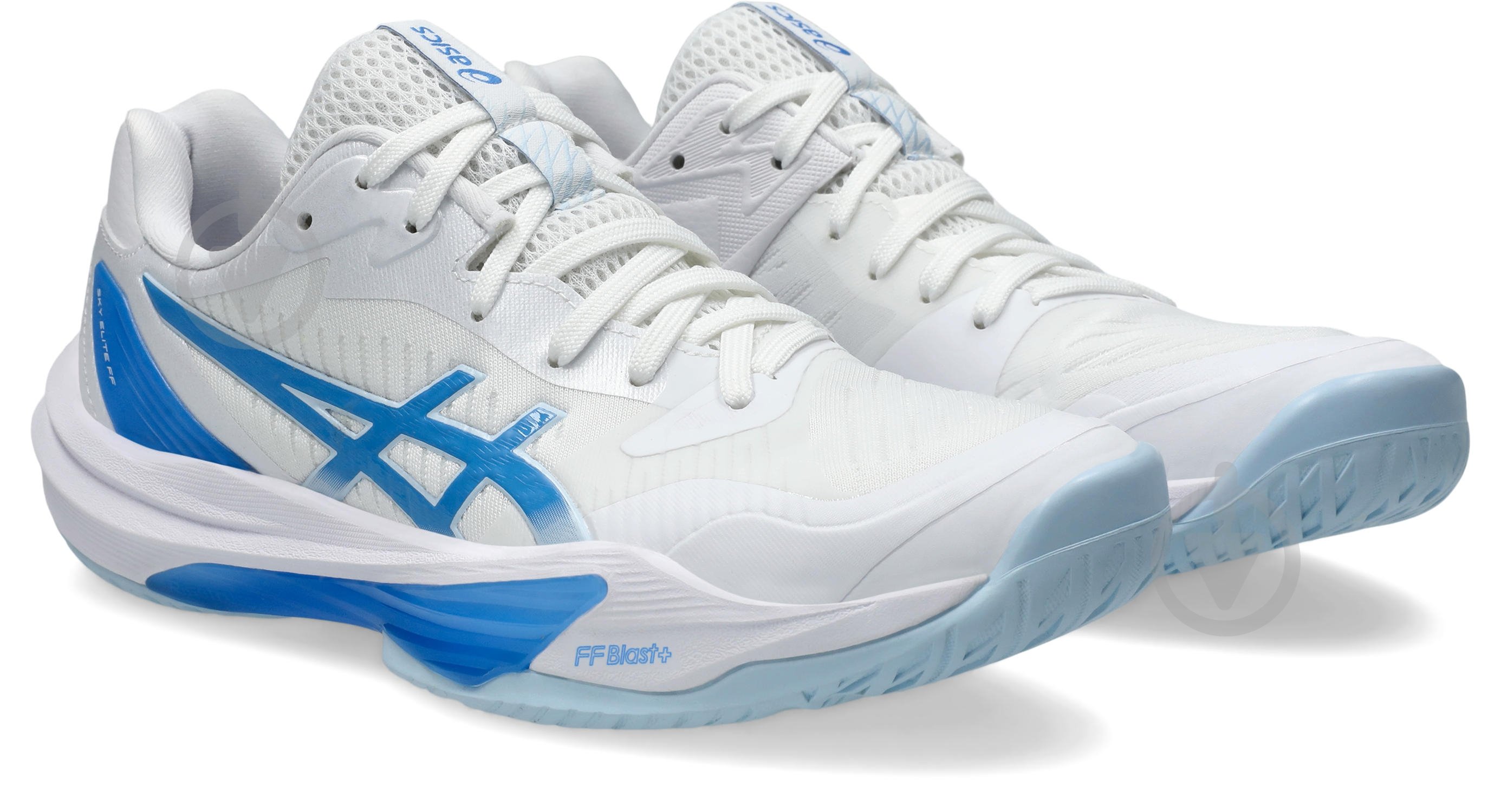 Кроссовки женские Asics SKY ELITE FF 3 1052A075-103 р.40,5 белые с синим - фото 4