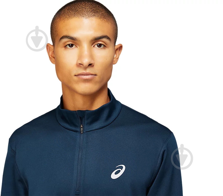 Джемпер Asics CORE LS 1/2 ZIP WINTER TOP 2011C347-400 р. L синий - фото 4