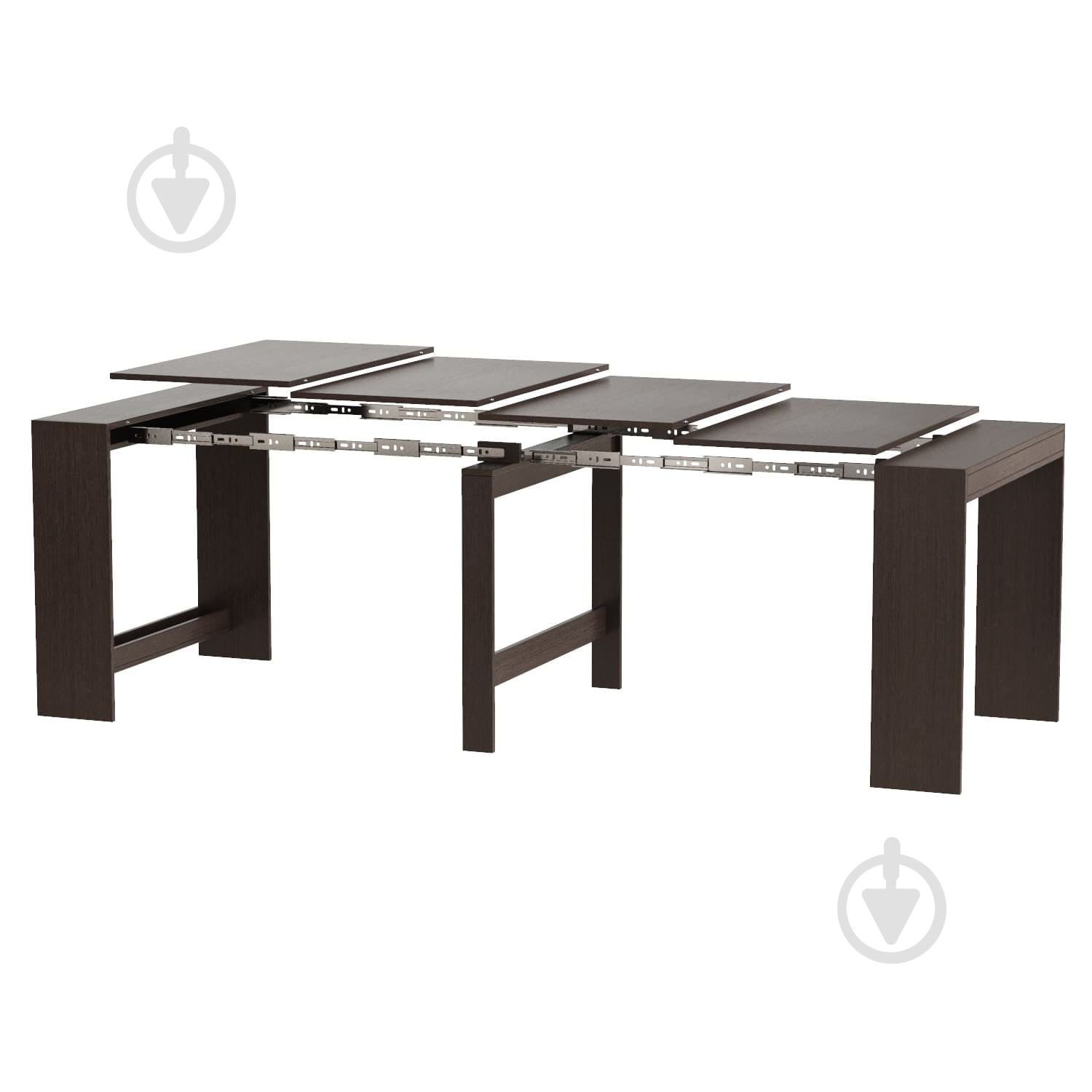 Стол-трансформер ART IN HEAD Снейк 900(2400)x430x750мм венге/венге - фото 1