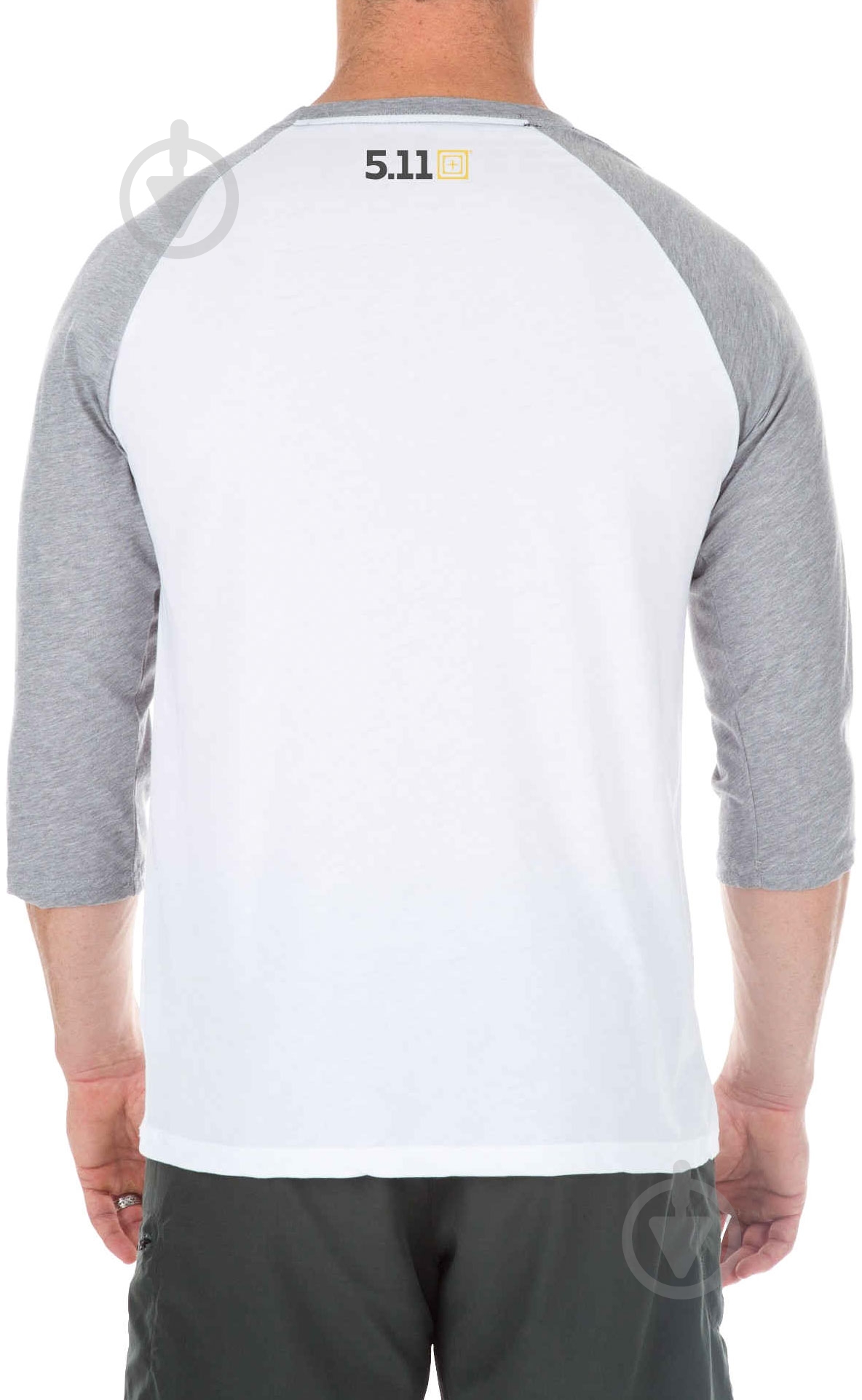 Футболка с длинным рукавом 5.11 Tactical Snake Sledge Raglan Tee 41211FJ р. M white - фото 3