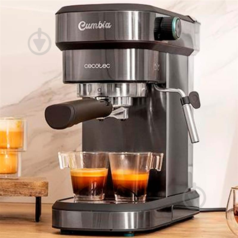 Кофеварка рожковая CECOTEC Cafelizzia 890 Gray (CCTC-01624) - фото 2 Кофеварка рожковая CECOTEC Cafelizzia 890 Gray (CCTC-01624) - фото 2