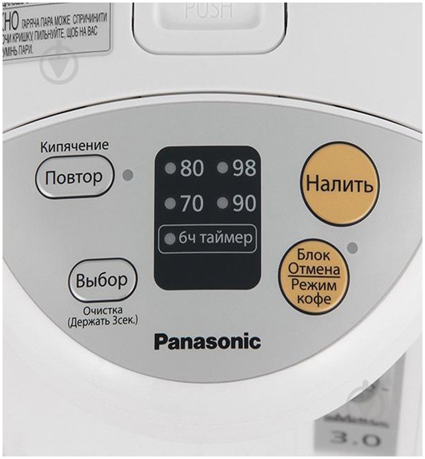 ВИТРИНА! Термопот Panasonic NC-EG3000WTS - фото 3