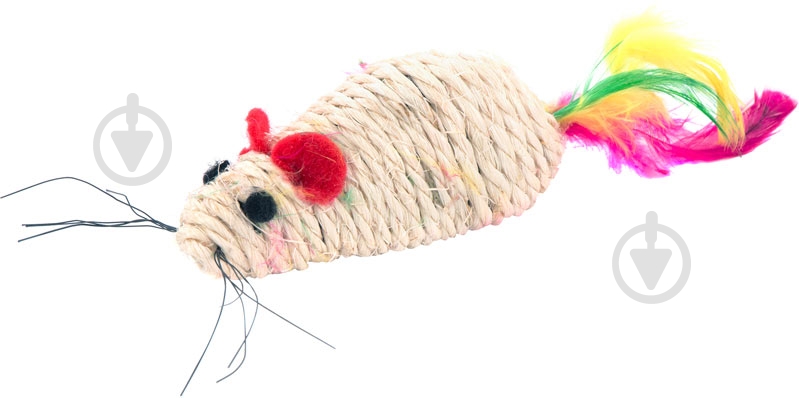 Игрушка для котов Lilli Pet Мышка Play Mouse 10 см разноцветный (20-7041) - фото 1