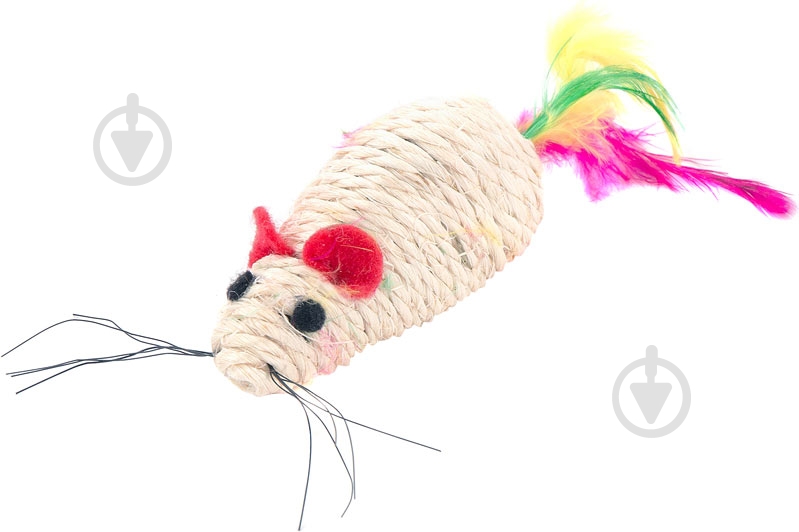 Игрушка для котов Lilli Pet Мышка Play Mouse 10 см разноцветный (20-7041) - фото 2