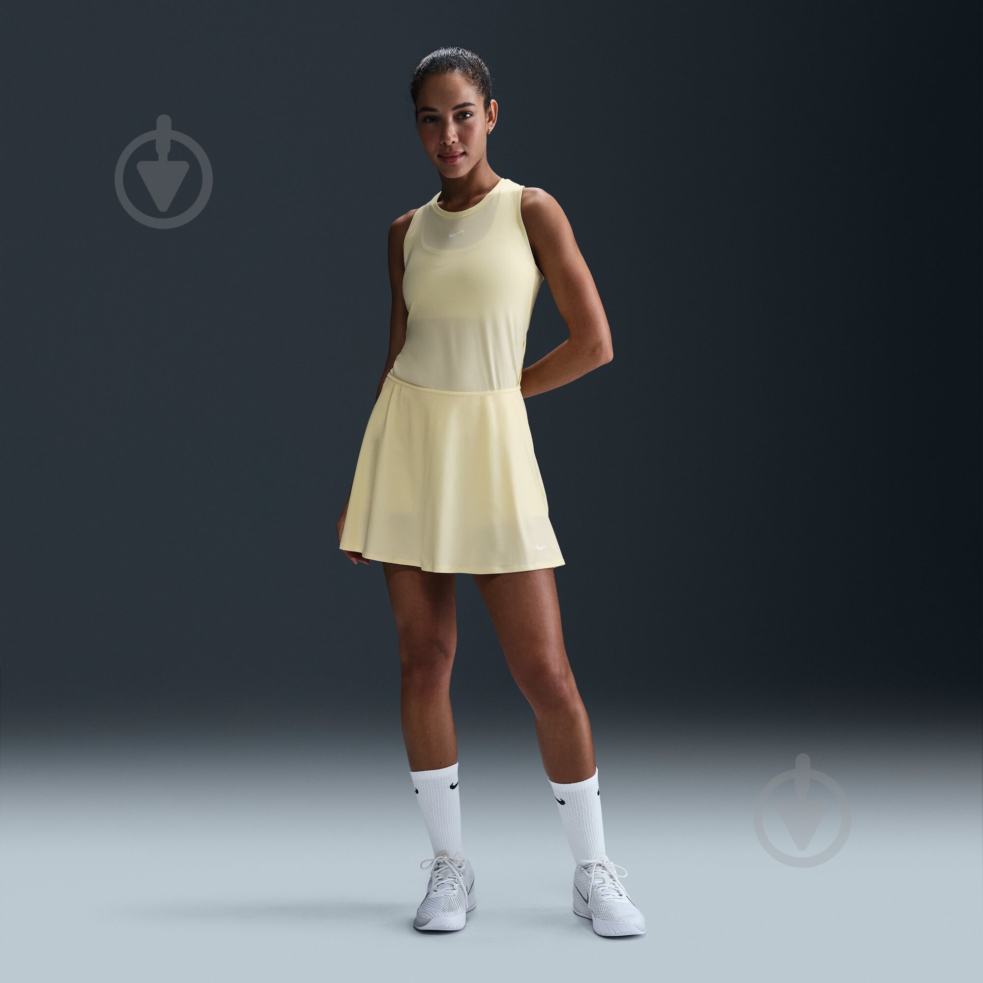 Юбка Nike W NKDF VCTY SKRT MRREGFLCY FD6528-744 р.XS желтый - фото 10