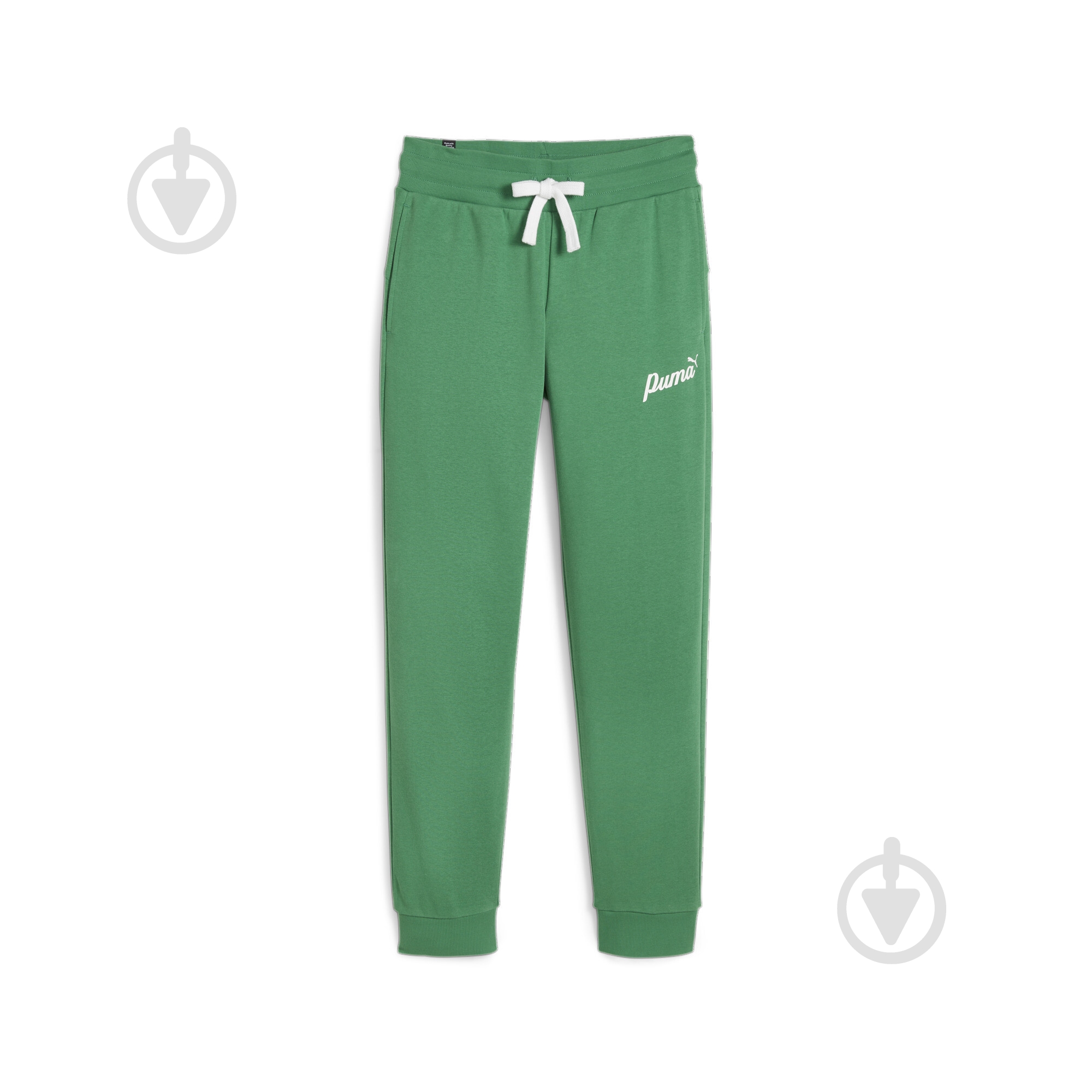 Штани Puma ESS+ SCRIPT PANTS TR 67935086 р. L зелений - фото 1 Штани Puma ESS+ SCRIPT PANTS TR 67935086 р. L зелений - фото 1