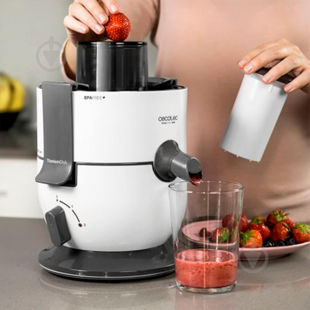 Соковыжималка CECOTEC Strong Titanium 19000 (CCTC-04080) - фото 3 Соковыжималка CECOTEC Strong Titanium 19000 (CCTC-04080) - фото 3