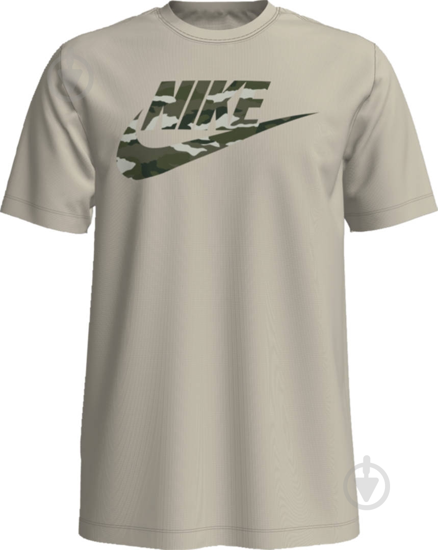 Футболка Nike M NSW TEE CAMO 2 CI1078-072 р.2XL белый - фото 3