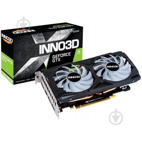 Відеокарта Inno3D GeForce GTX1660 SUPER Twin X2 OC RGB 6GB GDDR5 192bit (N166S2-06D6X-1712VA15LB) - фото 1 Відеокарта Inno3D GeForce GTX1660 SUPER Twin X2 OC RGB 6GB GDDR5 192bit (N166S2-06D6X-1712VA15LB) - фото 1