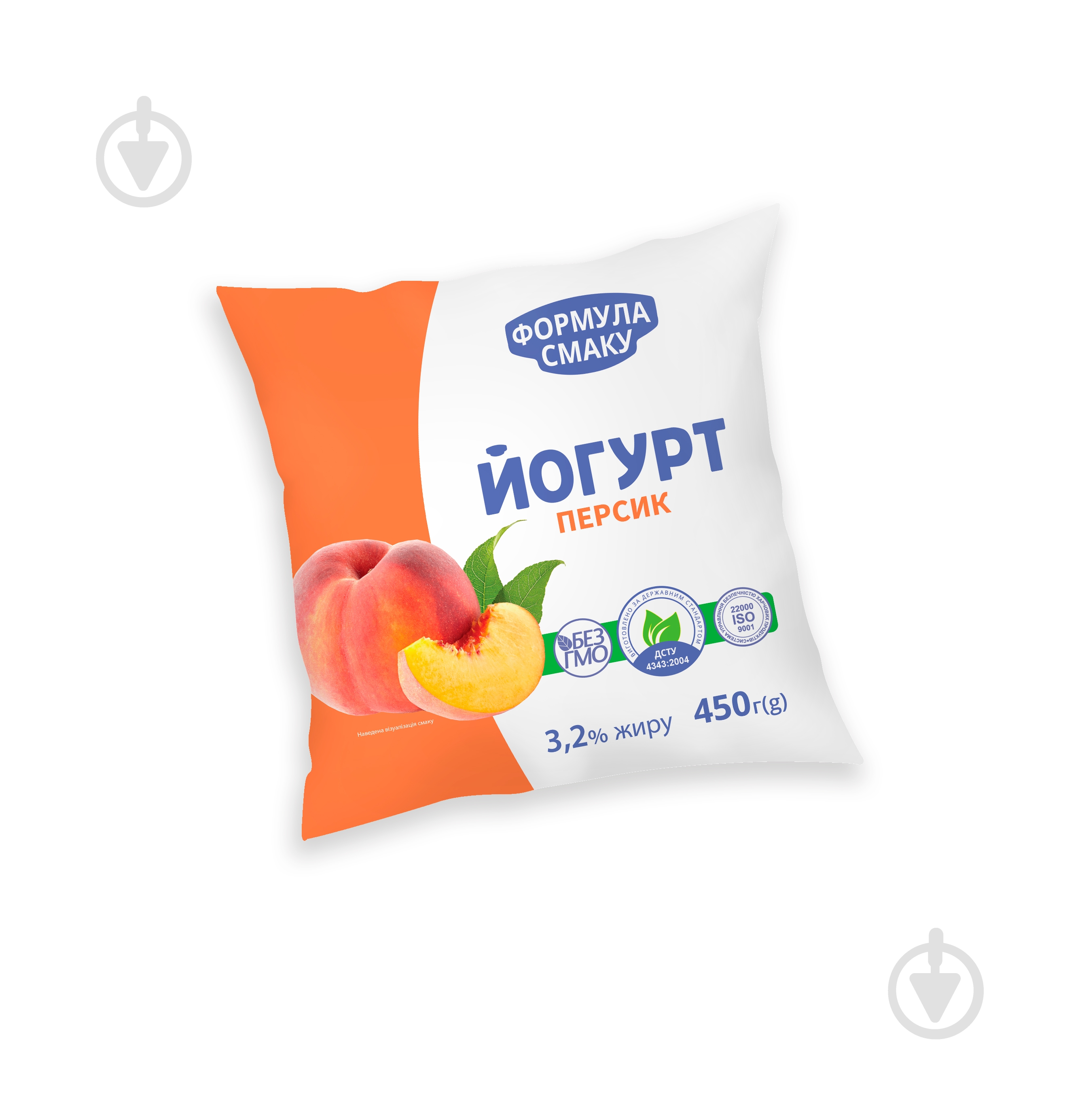 Йогурт Формула смаку Персик 3,2% - фото 1 Йогурт Формула смаку Персик 3,2% - фото 1
