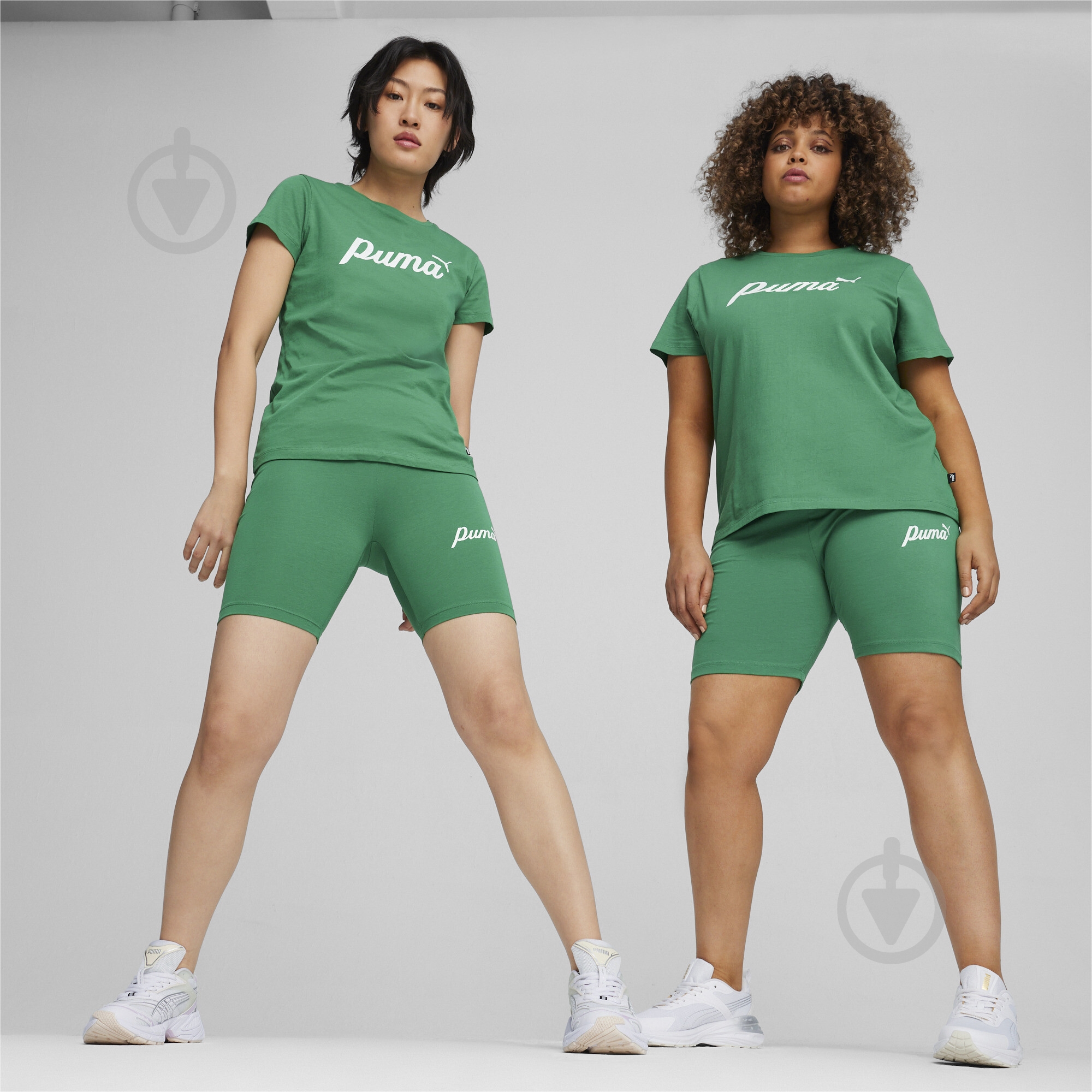 Футболка Puma ESS+ SCRIPT TEE 67931586 р.XL зеленый - фото 3