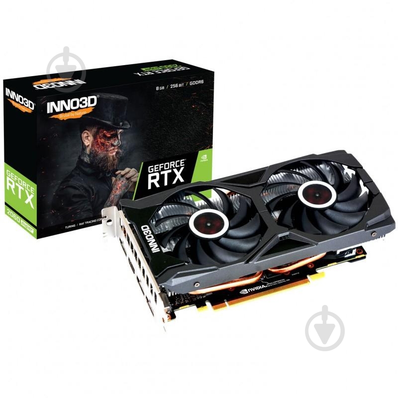 Видеокарта Inno3D GeForce RTX2060 SUPER Twin X2 OC PCI Express 8GB GDDR5 256bit (N206S2-08D6X-1710VA15L) - фото 1