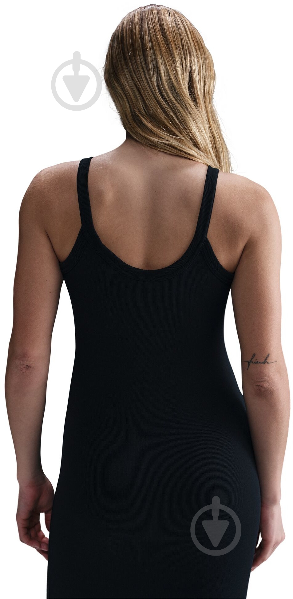 Платье Nike W NSW NK CHLL KNT MRIB TNK DRS HJ0710-010 р.L черный - фото 4 Платье Nike W NSW NK CHLL KNT MRIB TNK DRS HJ0710-010 р.L черный - фото 4