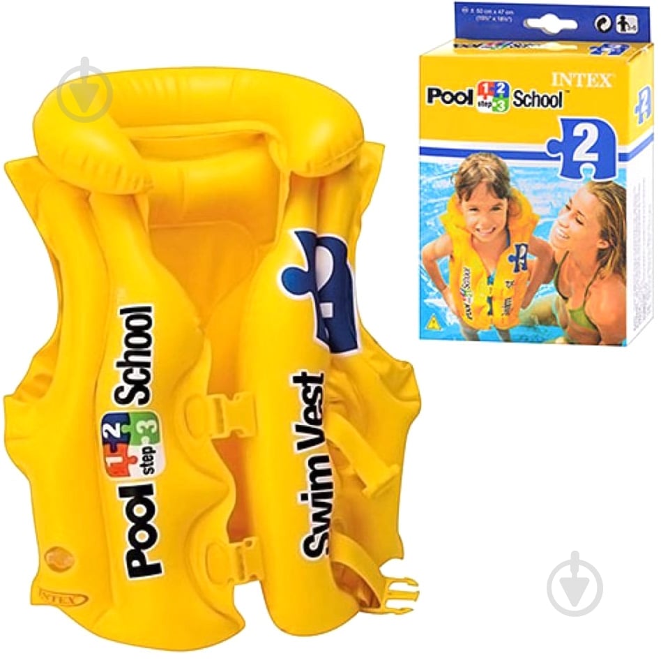 Плавательный жилет Intex Pool School 58660 - фото 5