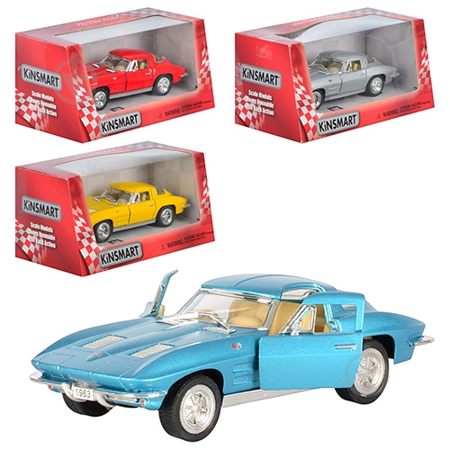 Автомобиль Kinsmart 1:32 Corvette Sting Ray KT5358W - фото 1