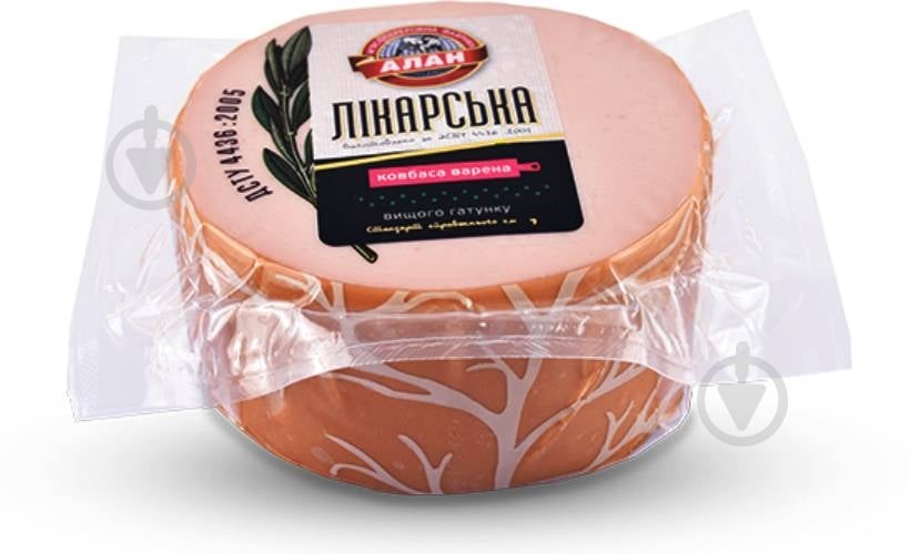 Колбаса Алан Докторская вареная в/х н/о (м/у) вес - фото 1