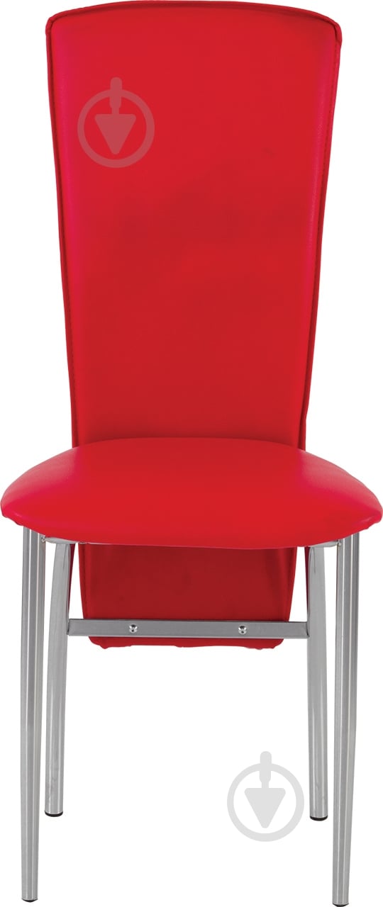 Стілець обідній Nowy Styl AMELY CHROME (BOX-4) (CH) V-27 хром/червоний - фото 2