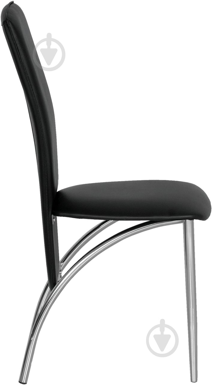 Стілець обідній Nowy Styl AMELY CHROME (BOX-4) (CH) V-4 хром/чорний - фото 3