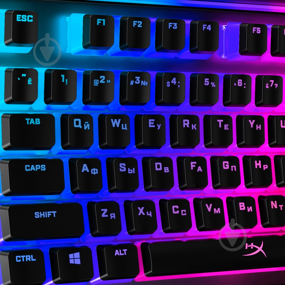 Кейкапи HyperX Pudding ABS 104 шт чорний/білий (4P5P4AX) - фото 5 Кейкапи HyperX Pudding ABS 104 шт чорний/білий (4P5P4AX) - фото 5