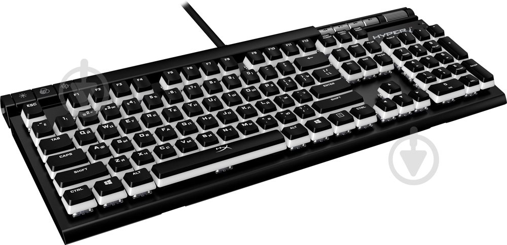 Кейкапи HyperX Pudding ABS 104 шт чорний/білий (4P5P4AX) - фото 3 Кейкапи HyperX Pudding ABS 104 шт чорний/білий (4P5P4AX) - фото 3