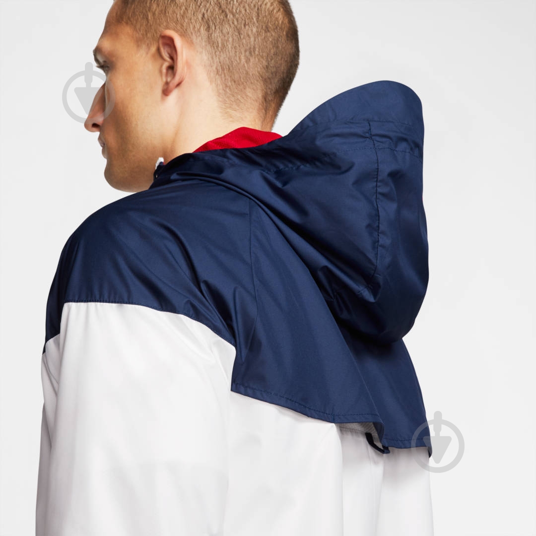 Ветровка мужская Nike PSG M NSW WR WVN AUT CL CI1319-104 р.M белая - фото 5 Ветровка мужская Nike PSG M NSW WR WVN AUT CL CI1319-104 р.M белая - фото 5